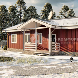 Дом в шведском стиле "Кируна".