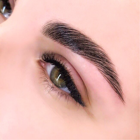 Stunning Hair-stroke Brows Example by Million Dollar Brows Scotland Permanent ey