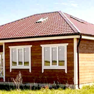 Каркасный дом площадью 110 кв. м.
