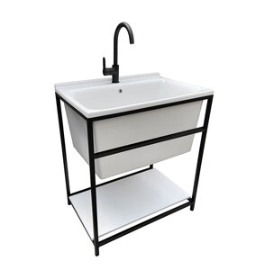 Kerasan Aquadom 0293SC*1. Раковина для стирки с консолью