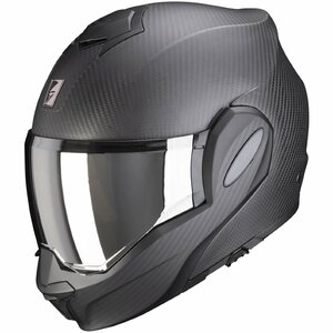 Мотошлем Scorpion Exo-Tech Evo Carbon Solid, цвет черный
