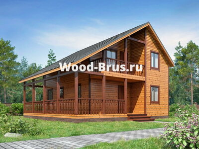 Дом из бруса 9х9 Риг