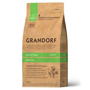GRANDORF Mini Lamb&Turkey 1кг (ягнёнок/индейка для мини 