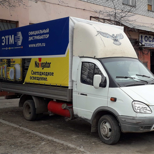 Тент с рекламой на Газель