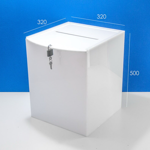 Урна для голосования 320х320х500 белая