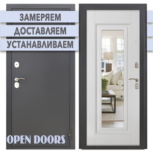 Входные двери с зеркалом
