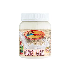 Сметана 25% бан. 0,33л "Брюкке"