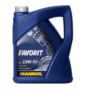 MANNOL Масло Моторное "Mannol" 15w50 Favorit A3/B3, Sl/C