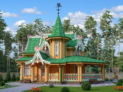 Дом из бруса «Кижи»