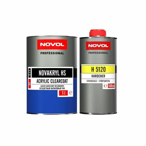 Лак акриловый «novol» novakryl hs 2+1 с отвердителем, 1л