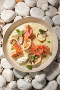 Ризотто с морепродуктами