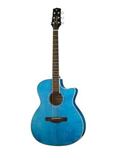 Magna MG-07-BL - Акустическая гитара, с вырезом, синяя