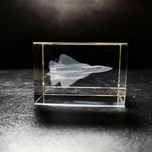 "Т-50". Лазерная 3D-гравировка в стекле