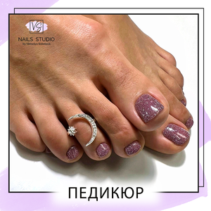 Педикюр в Воронеже. Полный пальчики с покрытием+стопы