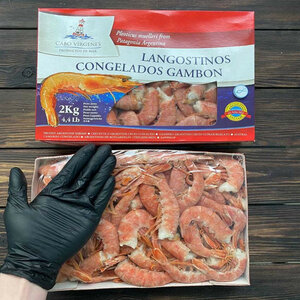 Лангустины без головы (Langistino) С1, 2 кг.