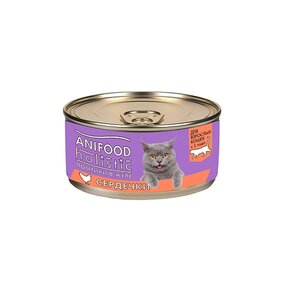 Ломтики в желе ANIFOOD HOLISTIC, сердечки