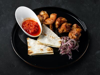 Шашлык из куриного бедра