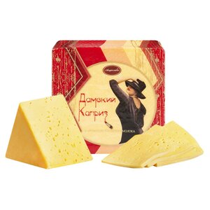 Сыр Дамский каприз 50% кубик ~2 кг 