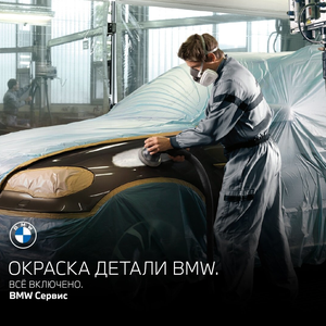 Окраска детали BMW