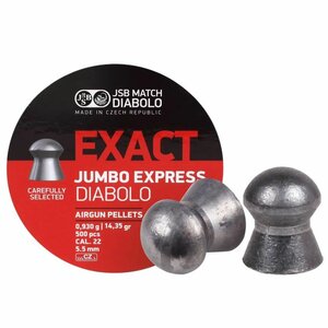 Пули JSB ʺExact Jumbo Express Diaboloʺ, 5,52 мм, 0.930 г