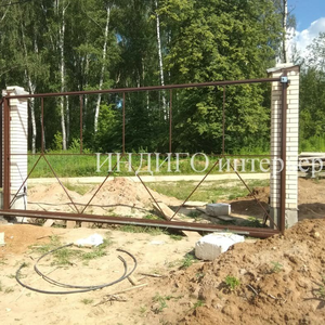 Каркас откатных ворот с балкой 