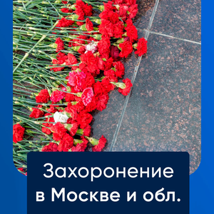 Организация захоронения в МСК и ОБЛ
