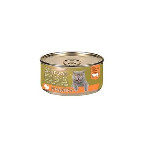 Ломтики в желе ANIFOOD HOLISTIC, индейка