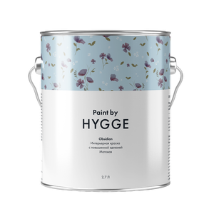 Краска стойкая к мытью HYGGE Obsidian 2,7л