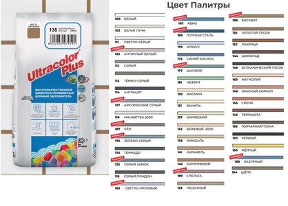 Затирка Ultracolor Mapei