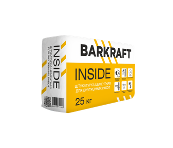Цементная штукатурка Barkraft Inside, 25 кг - 56 шт