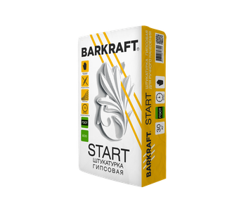 Гипсовая штукатурка BARKRAFT START, 30 кг - 49 шт