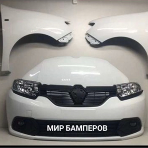 Бампер Renault Logan 2 2014 - 17 в цвет кузова