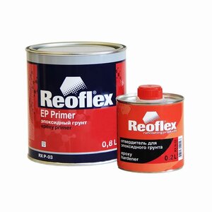Грунт эпоксидный REOFLEX 2К серый 0,8л (0,2л)
