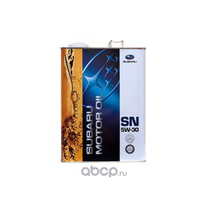 Масло моторное SUBARU синтетика 5w-30 4 л.