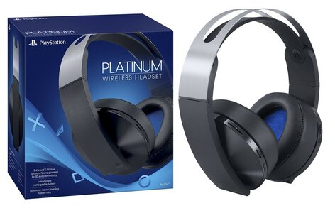 Sony Wireless Headset Platinum PS4 New