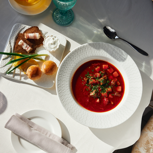 Кубанский борщ с пампушками