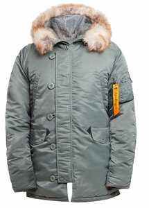 Куртка Аляска N-3B Husky Nord Storm Apolloget 2019 (олив