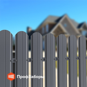 Забор из евроштакетника