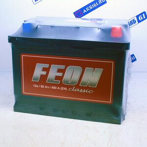 Аккумулятор FEON 60Ач 550А