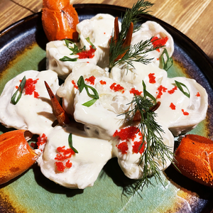 Пельмени с раками