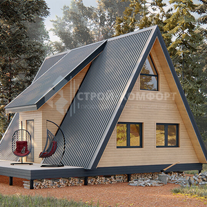 Дом в стиле A-frame "Айдахо".