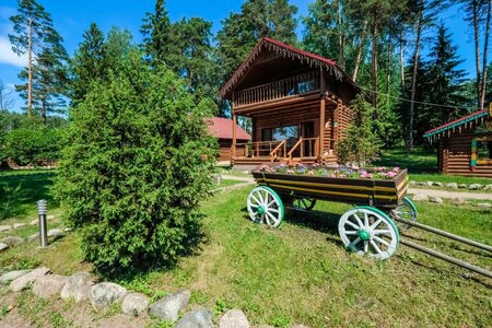 Коттедж на 6+2 чел. с камином и тремя спальнями