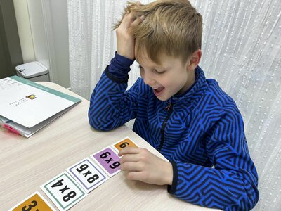 "Таблица умножения". Интенсив из 18 занятий в Тропарево 