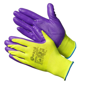 Перчатки нейлоновые Hi-Vis с нитриловым покрытием