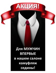 Камуфляж седины для мужчин