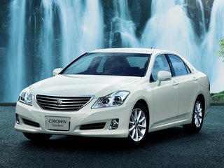 2011 Toyota Crown XIII (S200), чёрный, 850000 рублей, вид 1
