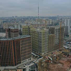 Ход строительства в ЖК «Серебряный фонтан» за Январь — Март 2020 года, 6