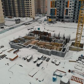 Ход строительства в микрорайоне «Губернский» за Январь — Март 2021 года, 6