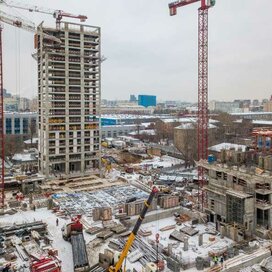 Ход строительства в ЖК «Павелецкая Сити» за Январь — Март 2021 года, 4