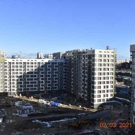 Ход строительства в ЖК «Триумф Парк» за Январь — Март 2021 года, 2